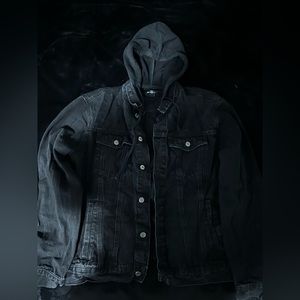 black extra large men’s jeans hoodie